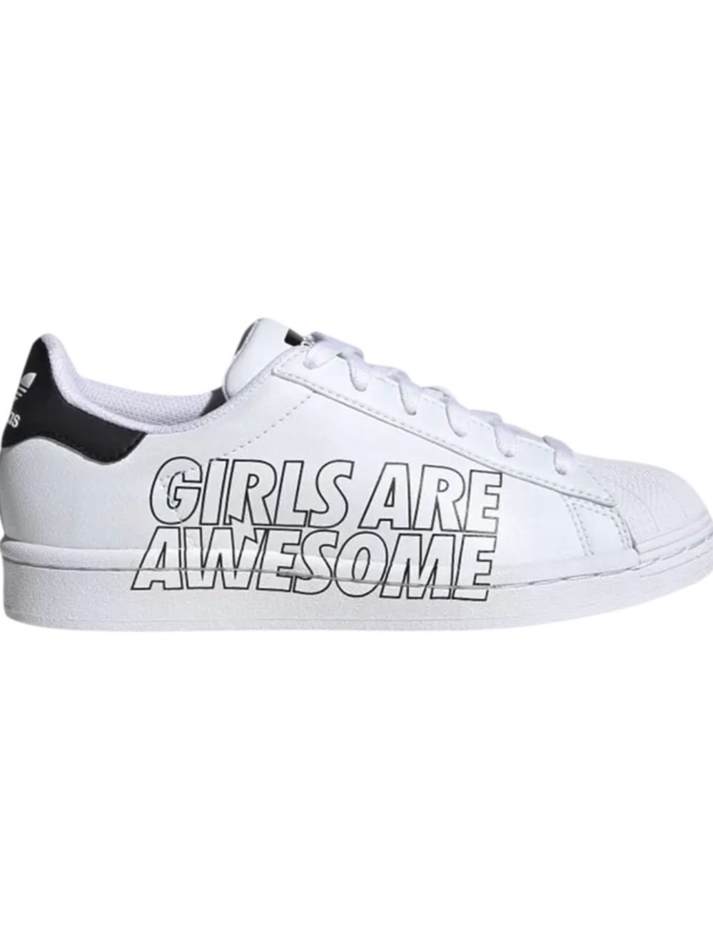 Adidas Superstar × Girls Are
Awesome x Sneakers Size 3 1/2 White
Black